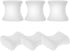 12Pcs Gel Toe Separators Soft Toe Spacers Bunion Corrector Pads Overlapping Toes Orthotics for Men Women Sports Activities Calluses Crooked Toes H...