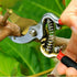 Garden Guru Indestructible Titanium Garden Clippers - Professional Bypass Hand Pruner Pruning Shear with Comfort Grip Handles for Gardening, Trimm...