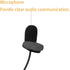 Acoustic Tube Earpiece with Boom Mic Walkie Talkie Headset for U94 Tactical PTT Adapter...