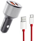 Warp Car Charger 80W for Oneplus 12 Ace 11 10 Pro 9 10T 10R 8T 8 7T 7 Pro 6T 9R Nord 2T CE 2 Lite N20 N10 N100, 25W PD PPS LED 3.3ft Fast Charging...