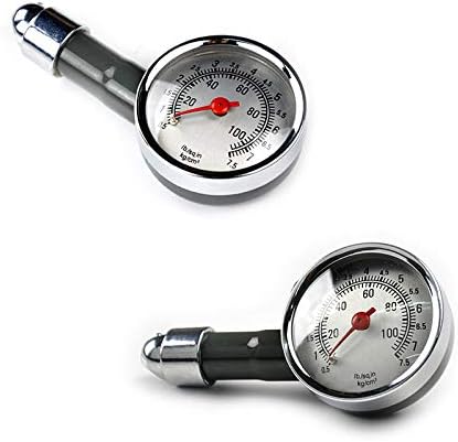 Onwon 100 PSI Tire Pressure Gauge with Integrated Hold Valve, Heavy Duty Tire Inflator Gauge Accurate for Any Car, Truck, RV, Motorcyle, Bicycle...