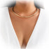 Simple Metal Collar Necklace Open Round Clavicle Chain Summer Beach Body Chain Jewelry Festival Statement Collar Choker Necklace for Women...