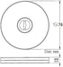 TamBee 4PCS 3Inch Acrylic Lazy Susan Turntable Organizer Revolving Display Base White Acrylic for Spice Rack Table Cake Kitchen Pantry Decorating...