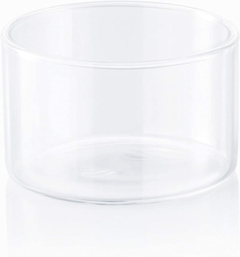 Borosil Small Glass Bowl for Dessert, 3.5 Oz, Set of 6, Mini Ramekins for Baking, Lightweight Borosilicate Glass, Clear Glass Bowls for Serving Di...