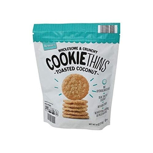 Benton's Wholesome and Crunchy Cookie Thins Toasted Coconut...