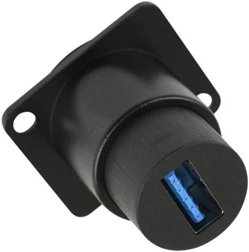 Toronce USB3.0 D Series Panel-Mount Connector | D-USB-3.0 USB 3.0 Pass Through Connector...