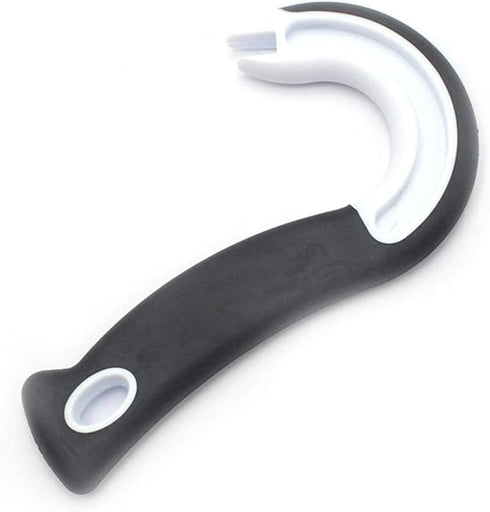 Easy Open Ring Pull Can Opener, Ergonomic Can Ring-Pull Helper J Shape Ring Pull Can Opener Ring Hook Pulling Jar Opener Manual Ring-Pull Cans Lid...