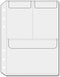 Arbuya 5pcs/Pack Cutting Dies Storage Bag with 3 Pockets Scrapbooking Stickers Storage Pockets Die Cuts Stencil Envelope Organizer Pages for Dies ...