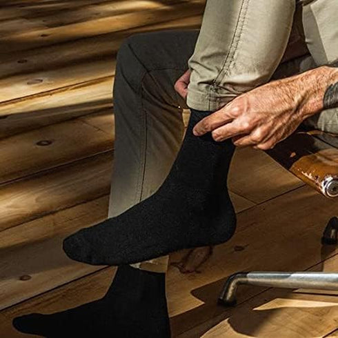 Men's Dress Socks Classic Business Casual Solid Premium Socks...