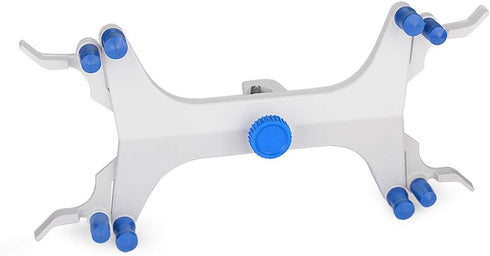 StonyLab Aluminum Double Burette Clamp, Adjustable Double Burette Clamp Buret Clamp Butterfly Style Spring Loaded Lab Accessory for Laboratory...