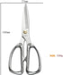 8Inch Household Kitchen Scissors, Food Shears or Ribbon Cutting Stainless Steel Scissors- all Purpose Scissors Steel Blades gardening tools for he...