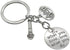 20PCS Microphone Keychian Musical Instrument Keychain Inspirational Gift Music Lover Gift Appreciation Gifts for Music Teacher Student Musicians E...