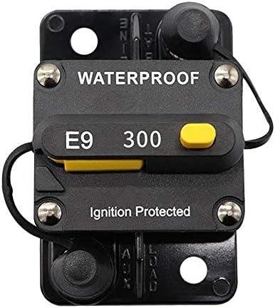 300Amp Circuit Breaker 30-300A with Manual Reset Trolling Motor Auto Car Marine Bike Stereo Audio Terminal Fuse Inverter for System Current Overlo...