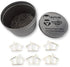 100 Count House Home Shaped Paper Clips Great for Paper Clip Collectors or Realtor Office Gift - Comes in Round Tin with Lid and Gift Box - Silver...