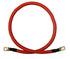 1/0 AWG Gauge Red + Black Pure Copper Battery Inverter Cables Solar, RV, Car, Boat 9 in 5/16 in Lugs...
