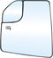 8sanlione Driver Left Side Heated Mirror Glass, Replacement for F150 2015-2022, Car Reversing Mirror Replacing Part, Side View Convex Exterior Mir...