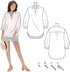 Style Arc Sewing Pattern - Melody Tunic (Sizes 04-16)...