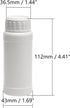 Bettomshin 10Pcs 100ml PE Plastic(Food Grade) Bottles, Wide Mouth Lab Reagent Bottle Liquid/Solid Sample Seal Sample Storage Container Chemical Bo...