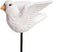 Carson 11.25" Mini Dove Pick - Decorative Garden Stake - Pigeon Yard Decoration - White Dove Pick for Patio - Gift for Gardeners - Small White Pig...