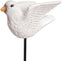 Carson 11.25" Mini Dove Pick - Decorative Garden Stake - Pigeon Yard Decoration - White Dove Pick for Patio - Gift for Gardeners - Small White Pig...