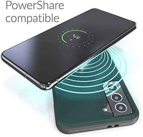 Crave Slim Guard for Galaxy S21 Case, Shockproof Case for Samsung Galaxy S21, S21 5G (6.2 inch) - Forest Green...