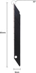 Gomake 9mm Utility Knife Replacement Blades,30 Degree Snap Off Carbon Steel Blades for Retractable Cutting Knives, Hobby, Craft Knife, Box Cutter ...