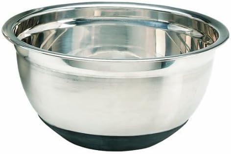 Crestware 8-Quart Mixing Bowls with Rubber Base...