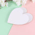 Healifty 6pcs Oil Painting Board Heart- Shaped Stretched Canvas Painting Canvas Panels Canvas Panels for Acrylic Painting Canvas Boards Artist Bla...