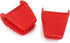 Dexas Micromitt Silicone Oven Mitts - Heat Resistant to 450°F, Set of 2, Dishwasher Safe, Non-Slip Grip, Red...