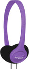 Koss KPH7V Portable On-Ear Headphone with Adjustable Headband - Violet......