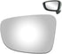 Mirror Glass for 2014-2018 MAZDA 3 2016 SCION iA 2017-2018 TOYOTA YARIS iA Driver Side Only Left Flat Replacement Glass with Adhesive...