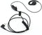 Walkie Talkie Swivel Earpiece with Microphone and PTT for MOT Two Way Radio - Motorola Swivel Earpiece Compatible with Walkie Talkies CLS1410, CLS...