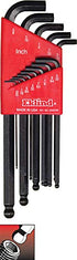 Eklind Tool 13113 Stubby-Ball-Hex-L Key allen wrench - 13pc set SAE Inch Sizes .050-3/8 Long series...