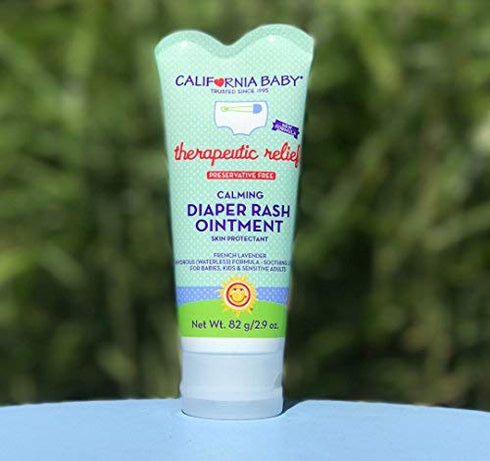 California Baby Calming Diaper Rash Cream | Zinc Oxide Ointment | 100% Bio-Based | Calming Lavender Scent | Hypoallergenic | Soothing Diaper Rash ...