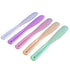 6Pcs Large Plastic Cosmetic Spatula Candy Color Reusable Cosmetic Mask Mixing Spoon Scoops Spatulas Stick Applicator Beauty Spa Makeup Tools for F...