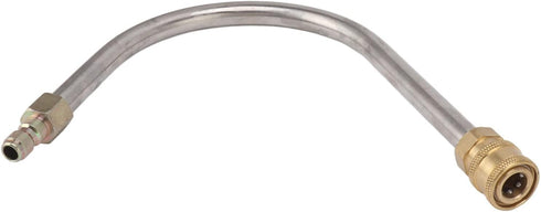 Pressure Washer Extension Wand, 45 Degree Curved 1/4 Inch Quick Connect Erosion Resistant 4000psi Pressure Washer Spray Lance for Hard To Touch Ar...