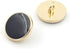 10PCS Clothes Button - Fashion Black Glazed Metal Button Set Sewing Button for Blazer, Coat, Uniform, Shirt, Suit and Jacket (15mm)...