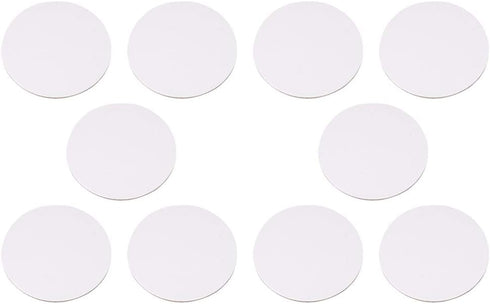 10pcs Round Painting Canvas Panel Boards Canvas Drawing Board Stretched Artist Canvas Canvas Painting Board for Drawing Painting DIY Student Artis...
