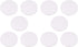 10pcs Round Painting Canvas Panel Boards Canvas Drawing Board Stretched Artist Canvas Canvas Painting Board for Drawing Painting DIY Student Artis...