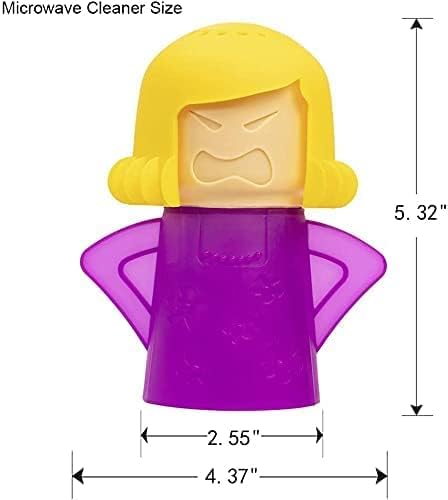 ACZURXLY Angry Mama Microwave Cleaner, Oven Steam Cleaner Disinfectant With Vinegar & Water for Kitchen, Funny Easily to Clean Crud in Minutes Use...