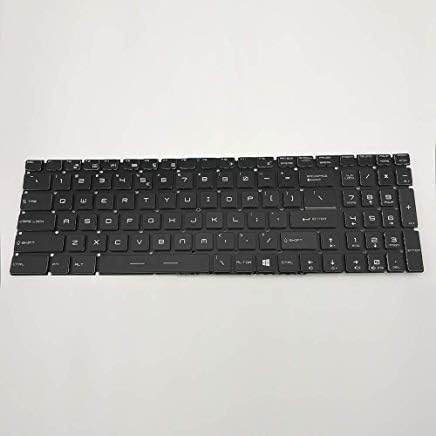 Keyboard for MSI MSI GS60 GT72 GT73VR GS63VR GL62 GE62 WS60 GS70 US Black with Numeric Keypad...