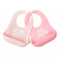 Baby Bib for Eating by Bella Tunno, Set of 2 Waterproof Silicone Bibs with Large Food Catcher, Adjustable Fit for Babies 4-12 months & Toddlers 1-...