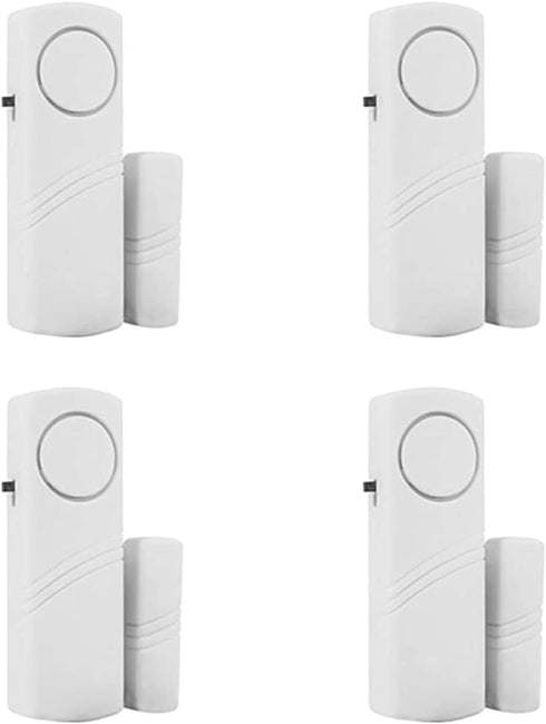 4 Pack Window Alarm Door Alarm for Home Security System, Pool Door Alarm for Kids Safety Toddler Door Open Alarm Sensor...
