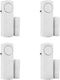 4 Pack Window Alarm Door Alarm for Home Security System, Pool Door Alarm for Kids Safety Toddler Door Open Alarm Sensor...
