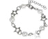 Todu Y2k Star Pearl Beaded Chain Adjustable Aesthetic Bracelets Punk Gothic Link Dainty Bracelets Grunge For Women Christmas Jewelry(Pearl)...