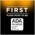 DenTek Complete Clean Easy Reach Floss Picks, Advanced Fluoride Coating, Mouthwash Blast Flavor, 75 ct. (Pack of 4)...