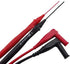 Retractable PVC Tip Test Lead Set, Right Angle,adjustable length Red+black...