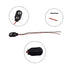 I Type 9V Battery Buckle Snap Connector 15cm Clip Tight Pre Stripped Ends Easy to Solder Access Better Leather Housing 2 Straight Long Cable Wires...