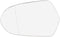X AUTOHAUX Car Rearview Mirror Glass Replacement with Backing Plate Heated Left Side Driver Side for Audi A6 Quattro S6...