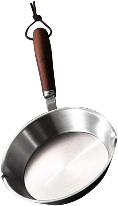 UPKOCH Small Egg Pan Frying Pan Skillet Non Stick Fry Pan Egg Pan Mini Omelet Pans Stainless Steel Pancake Maker Cookware Chef Pan Kitchen Oil Hea...